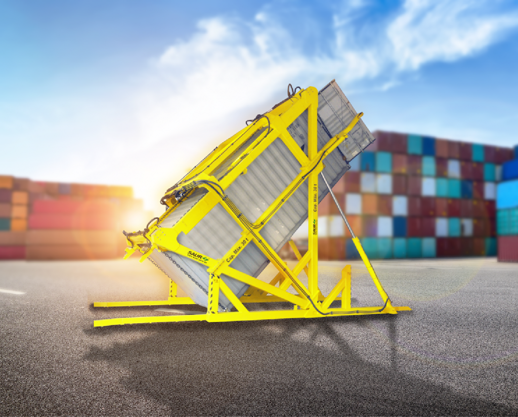 Basculador de Container 45 Graus – SAUR