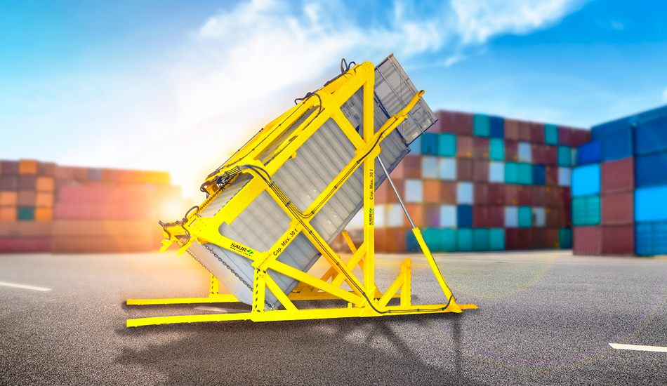 Basculador de Container 45° e 90° – SAUR
