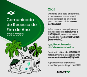 COMUNICADO RECESSO DE FIM DE ANO